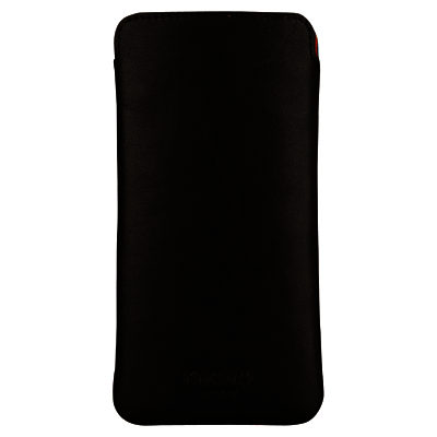 Knomo Leather Sleeve for iPhone 6s Plus, Black Knomo Leather Sleeve for iPhone 6s Plus, Black
